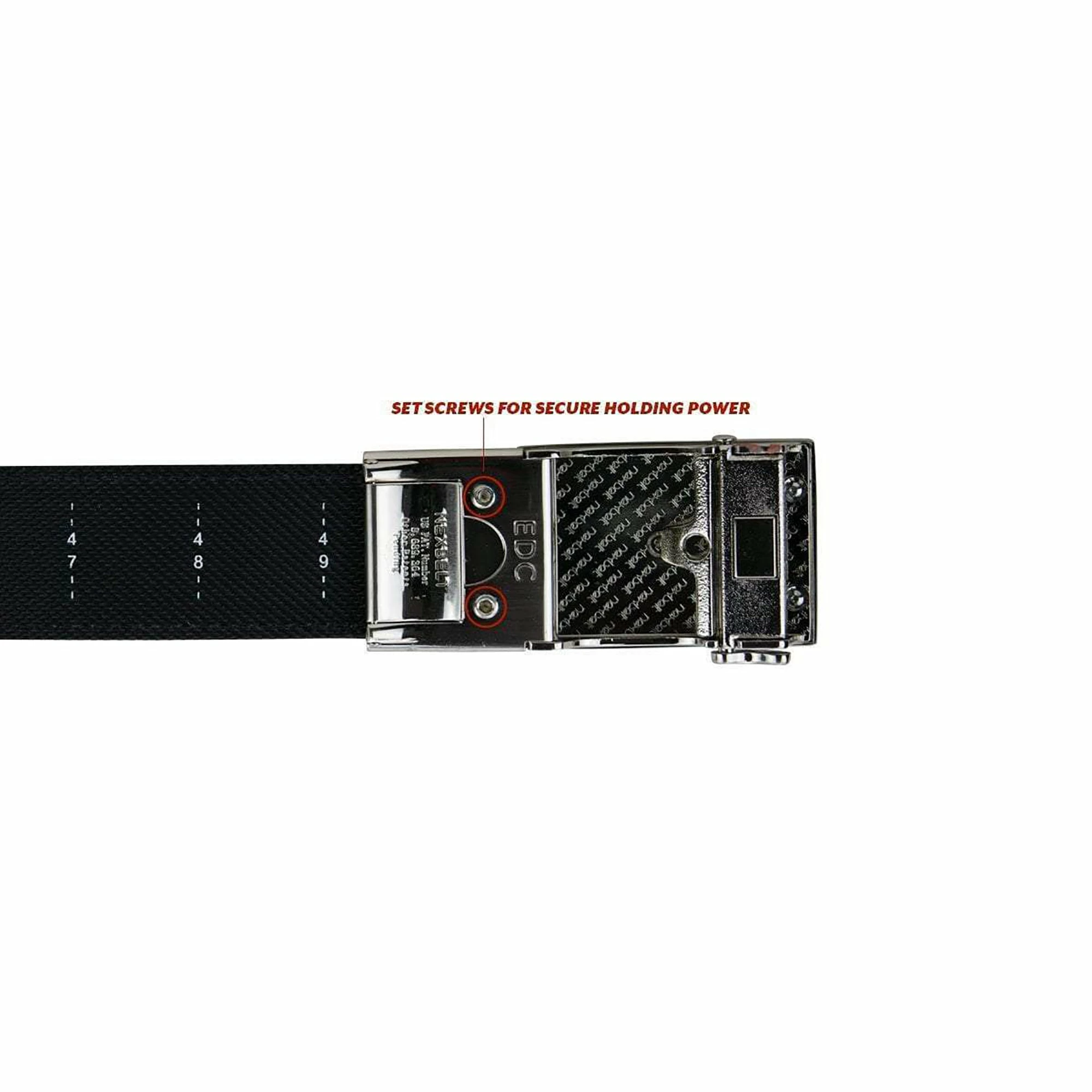 Nexbelt Defender II Black Carbon Mens Gun Belt - Image 4