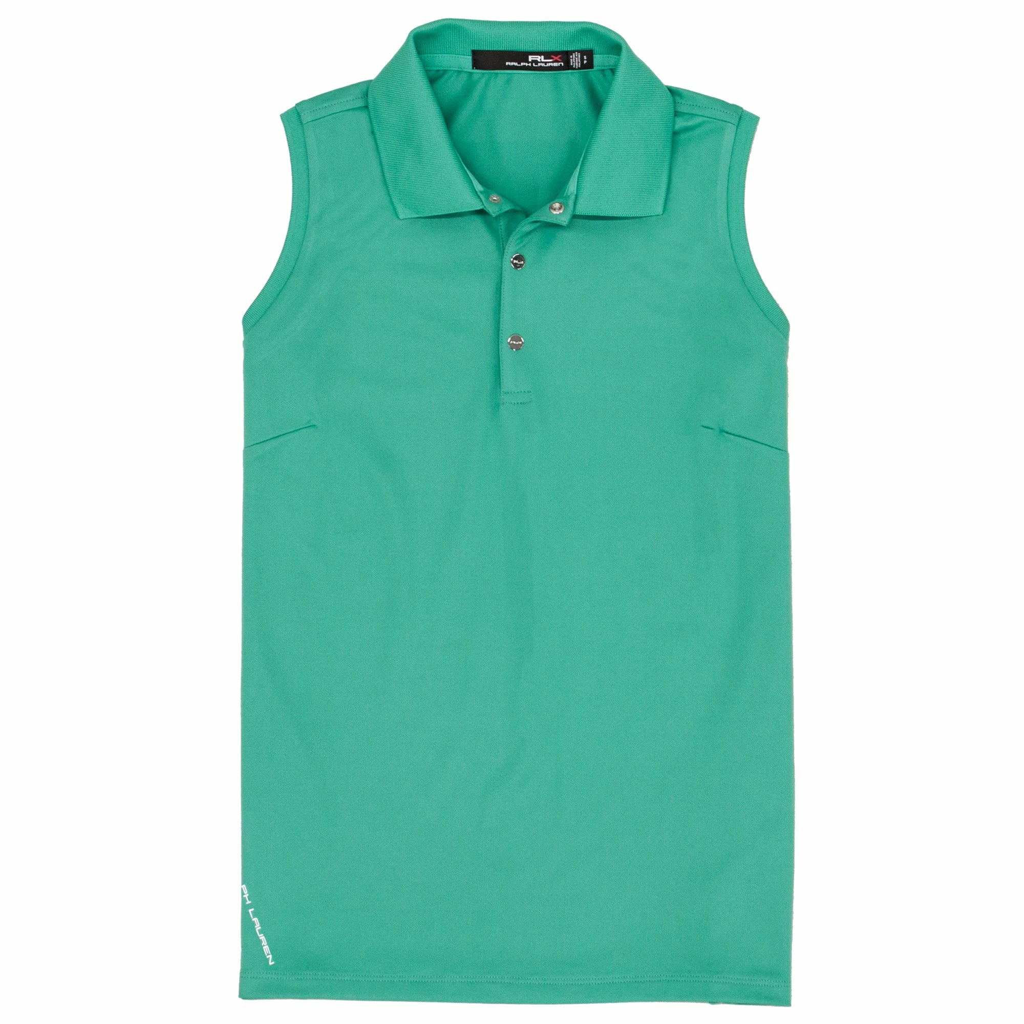 Polo Ralph Lauren RLX Tournament Key West Green Womens Sleeveless Golf Polo