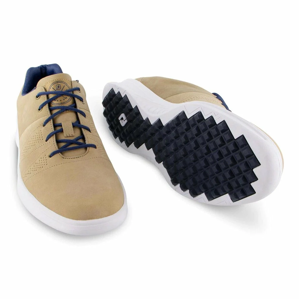 FootJoy Contour Casual Tan Mens Golf Shoes - Image 4