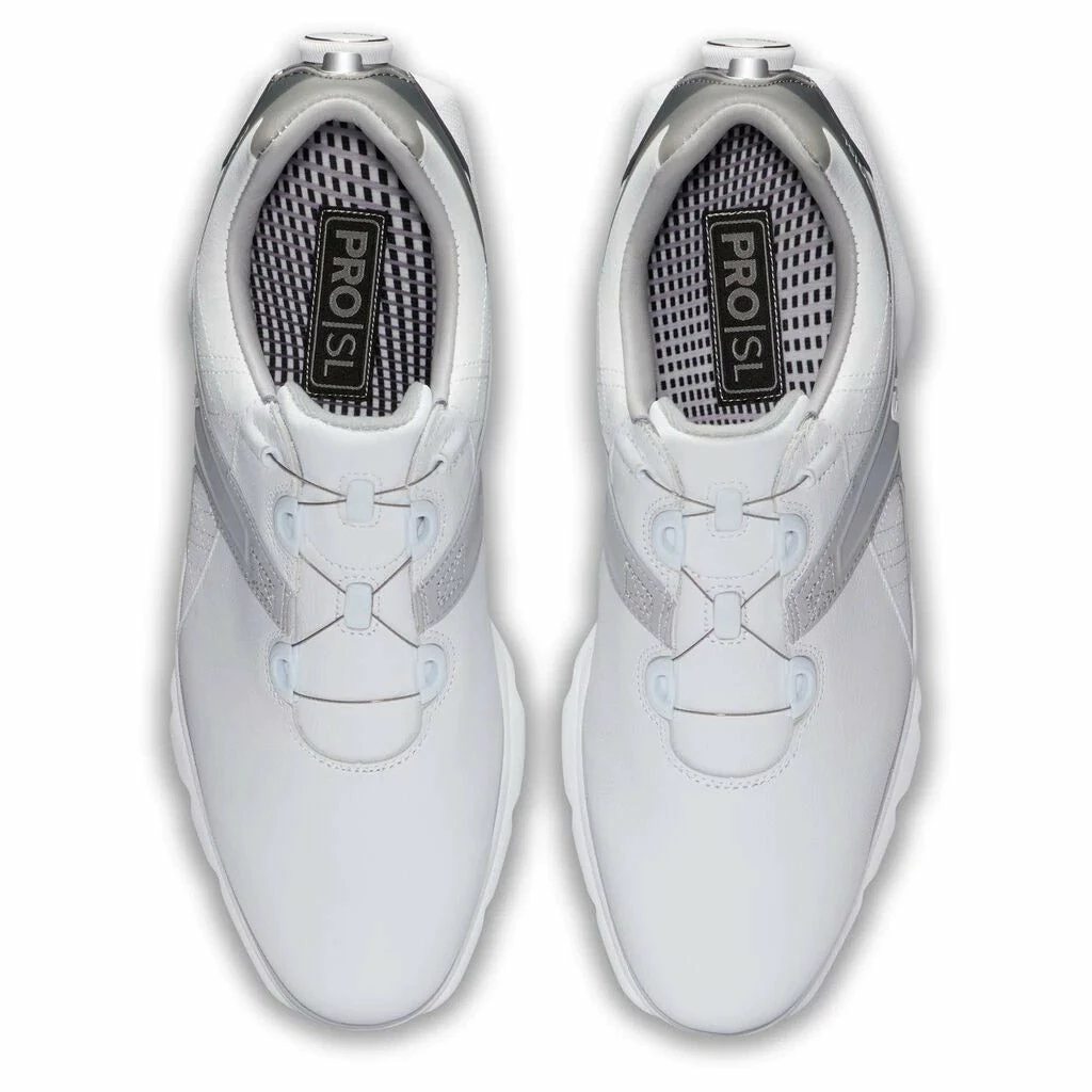 FootJoy Pro SL BOA White Mens Golf Shoes - Image 6