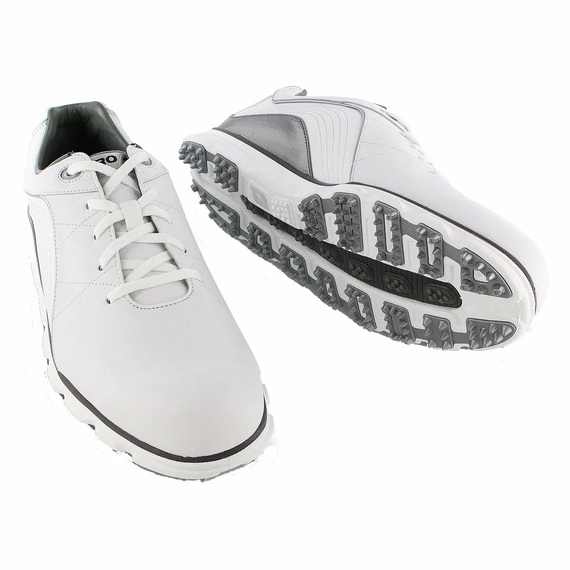 FootJoy Pro Spikeless White-Grey Mens Golf Shoes - Cosmetic Blem - Image 3