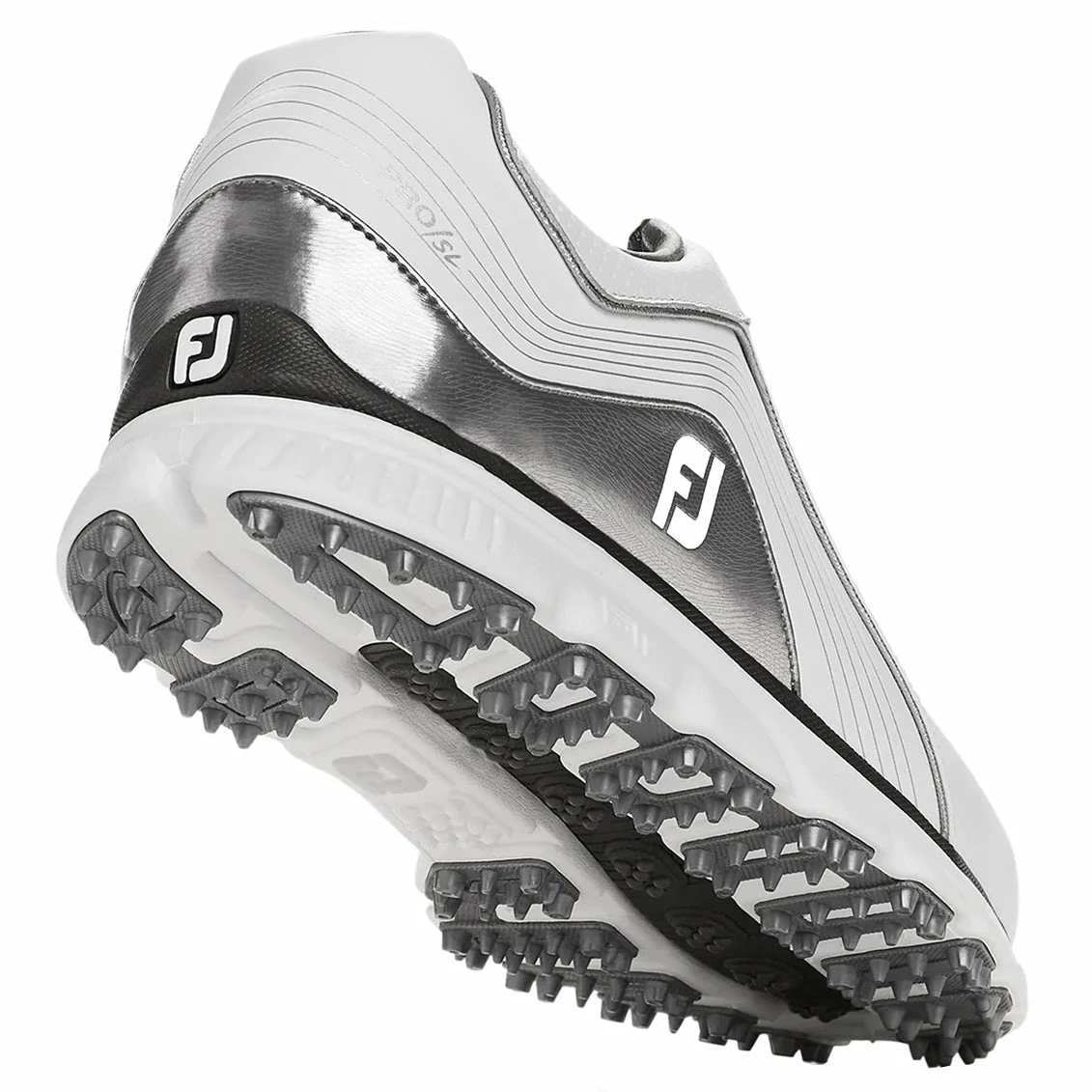 FootJoy Pro Spikeless White-Grey Mens Golf Shoes - Cosmetic Blem - Image 4