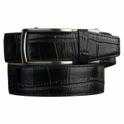 Nexbelt Alligator 2.0 Black Mens Dress Belt