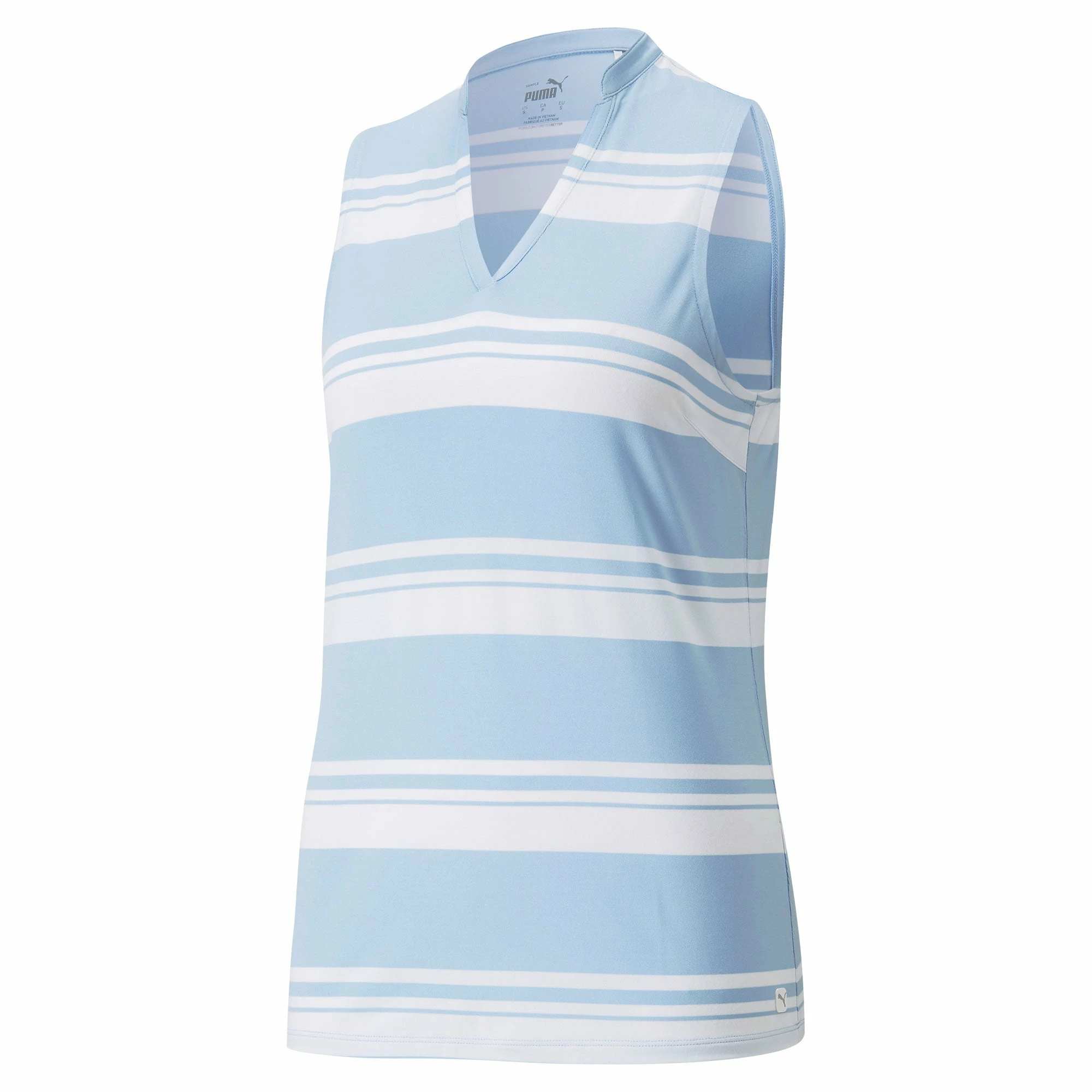 PUMA Golf Puma Cloudspun Valley Stripe Womens Golf Polo - Image 4