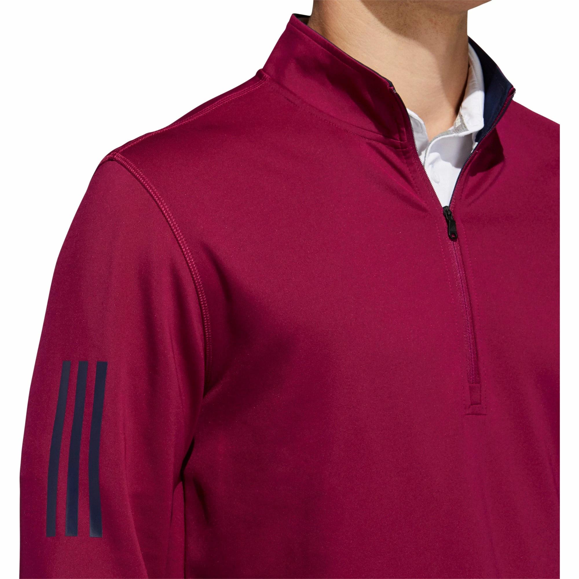 Adidas Golf Adidas 3-Stripes Midweight Layering Mens Golf Sweatshirt - Image 3