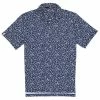 Polo Ralph Lauren RLX Printed Lightweight Airflow French Navy Preppy Petal Mens Golf Polo