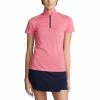 Polo Ralph Lauren RLX Ralph Lauren Mesh Mix Antique Rose Womens Golf Polo
