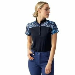 Daily Sports Sam Navy Womens Short Sleeve Golf Polo