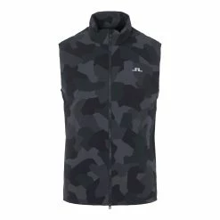 J.Lindeberg J. Lindeberg Packlight Print JL Navy Camo Mens Golf Vest
