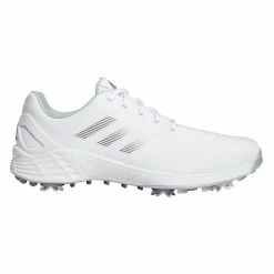 Adidas Golf Adidas ZG21 White Silver Mens Golf Shoes