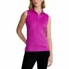 Polo Ralph Lauren RLX Ralph Lauren Tournament Bright Pink Womens Sleeveless Golf Polo