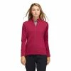 Adidas Golf Adidas Textured Legacy Burgundy Womens Golf Jacket